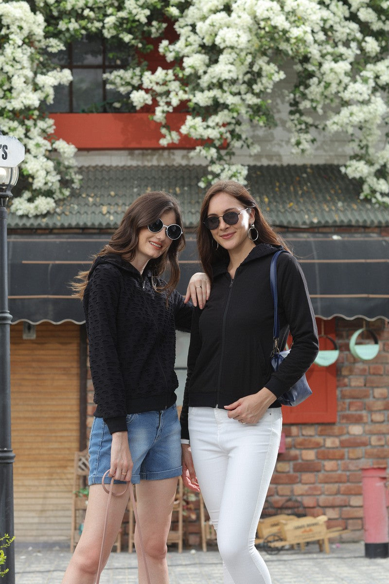 31796 - Black Rugged Reversible Sweat Shirt