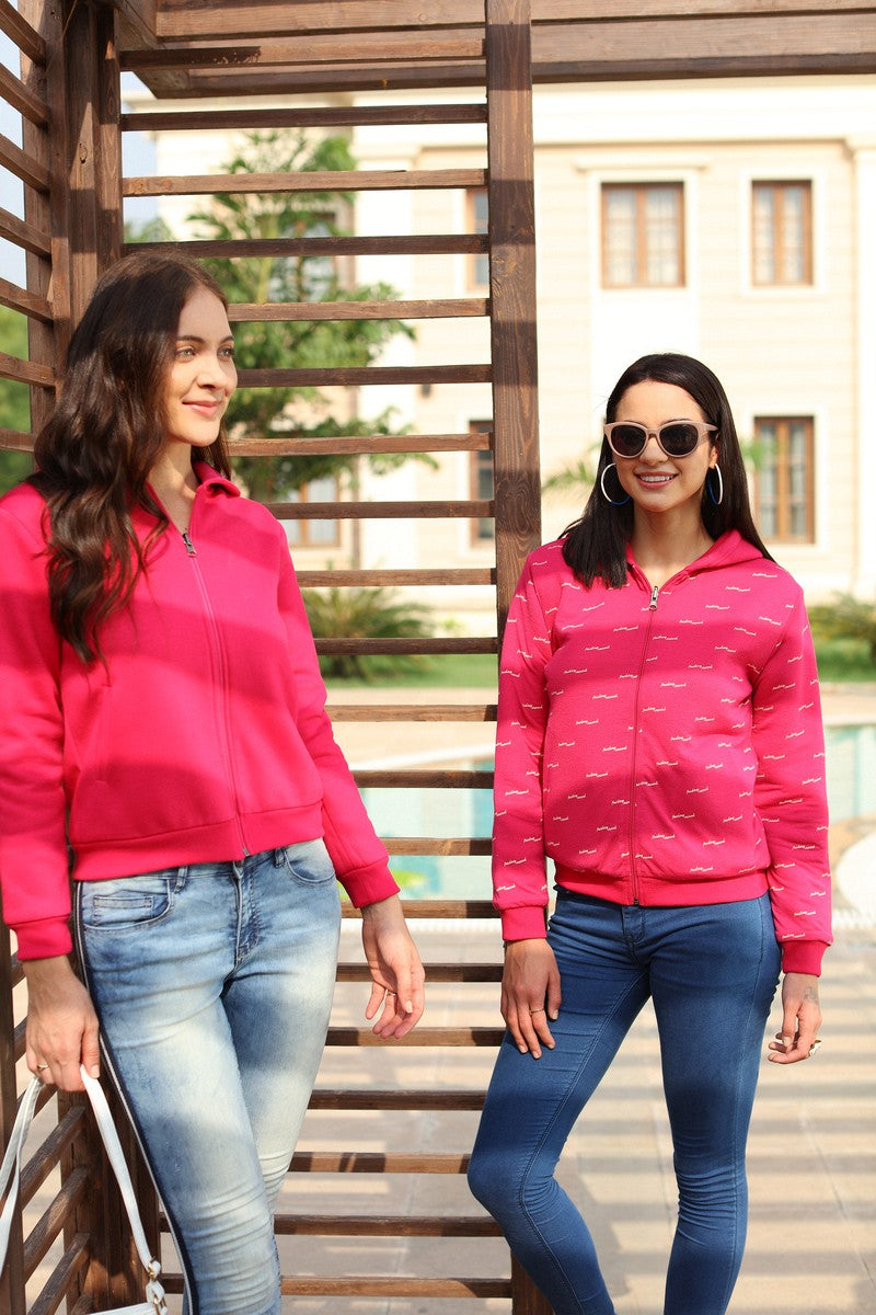 31797 - Pink Reversible Sweat Shirt