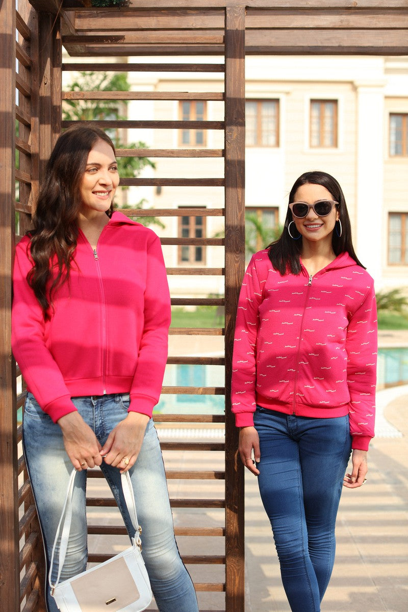 31797 - Pink Reversible Sweat Shirt