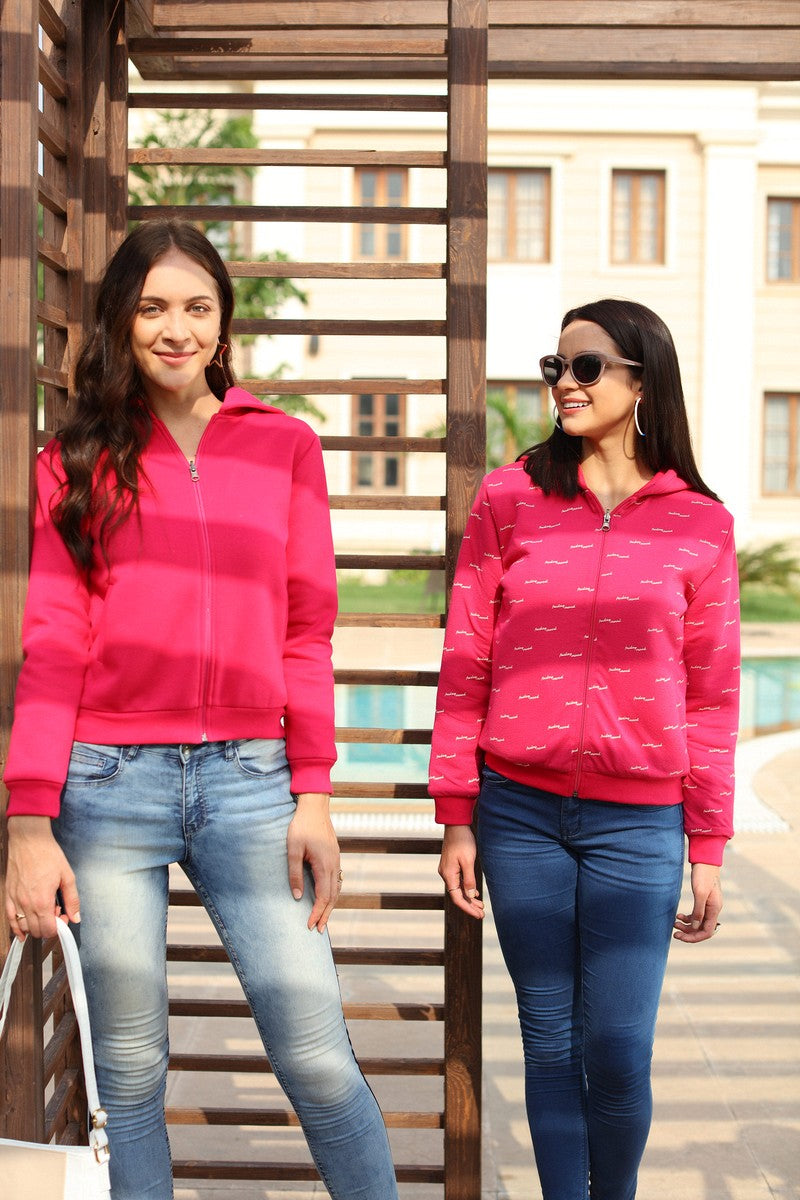 31797 - Pink Reversible Sweat Shirt
