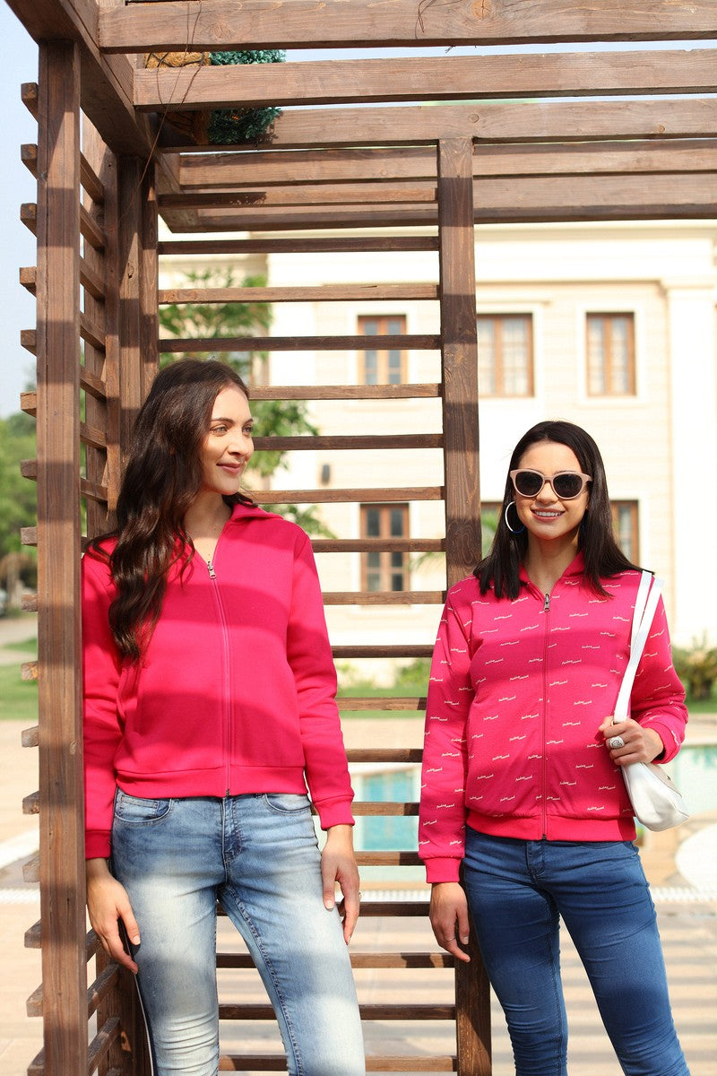 31797 - Pink Reversible Sweat Shirt
