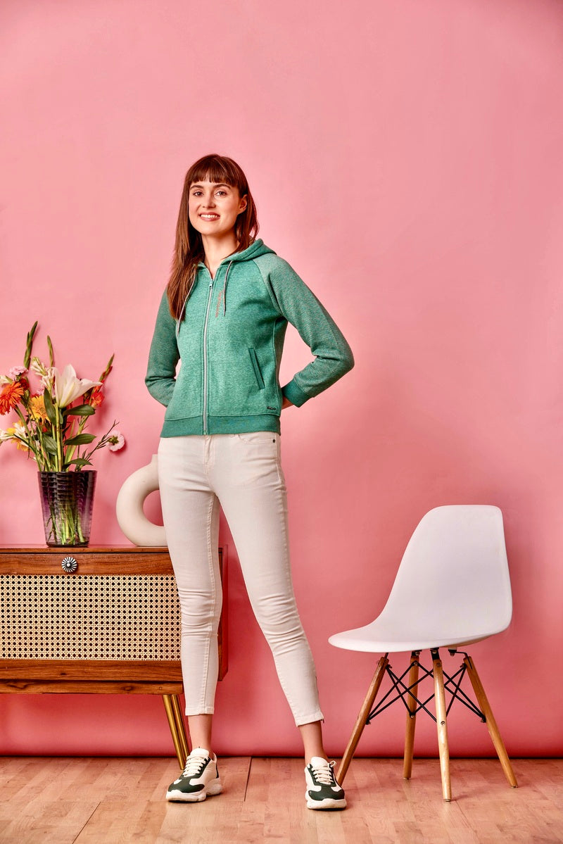 Green Hoodie Sweat Shirt