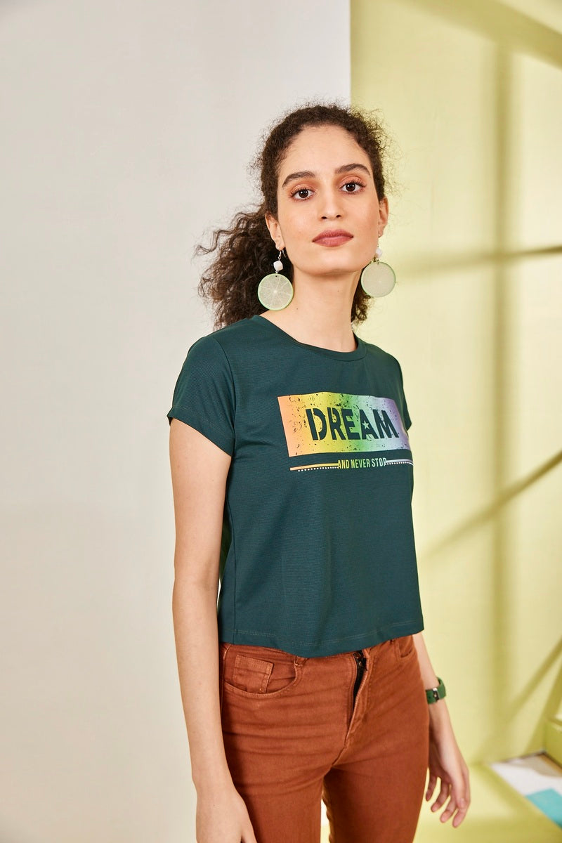 Green Dream Crop Top