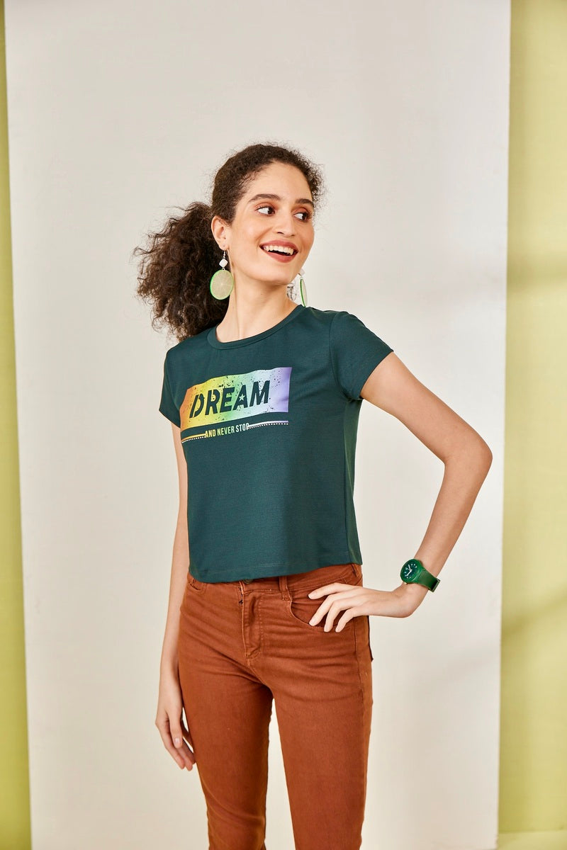 Green Dream Crop Top