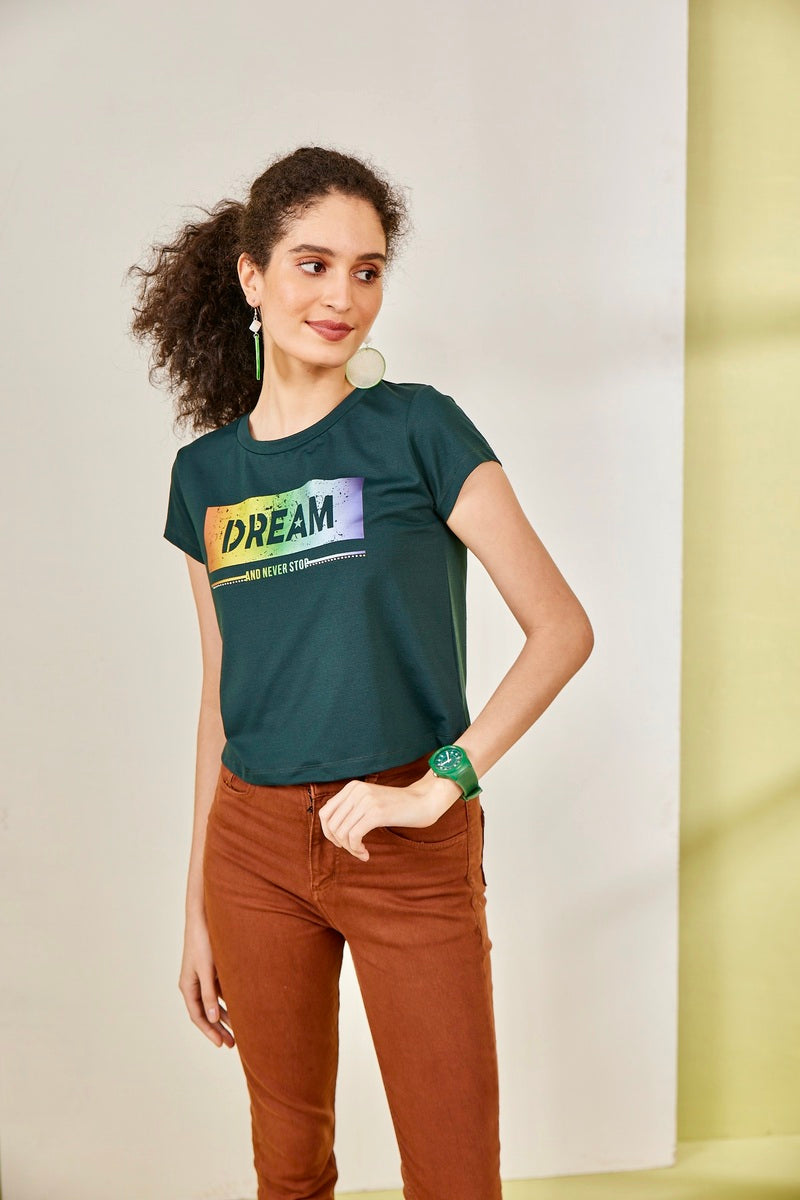 Green Dream Crop Top