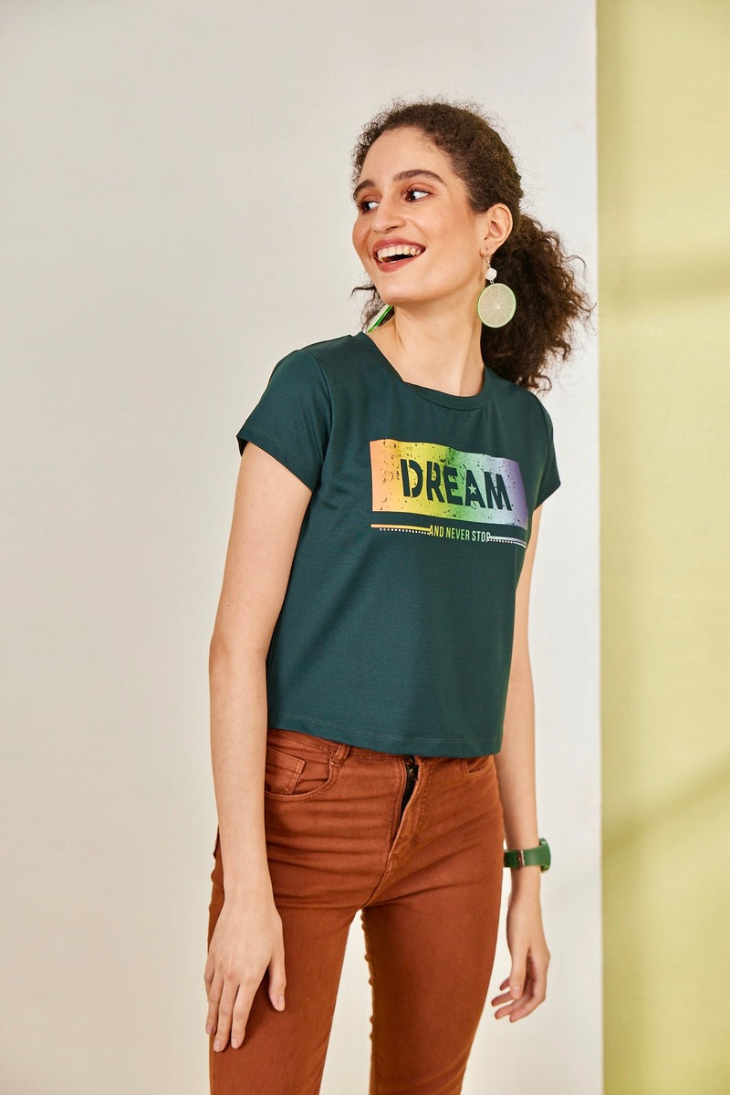 Green Dream Crop Top