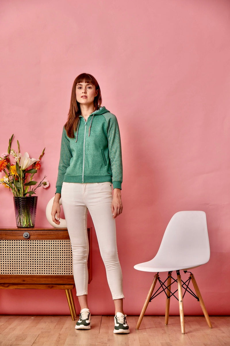 Green Hoodie Sweat Shirt