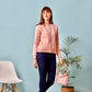32699 - Pink Zipper Sweat Shirt