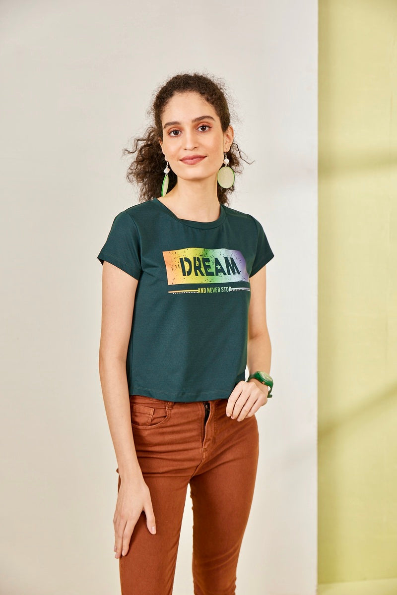 Green Dream Crop Top