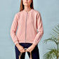 Pink Zipper Sweat Shirt