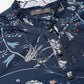99460 - Navy Digital Printed Floral Dress